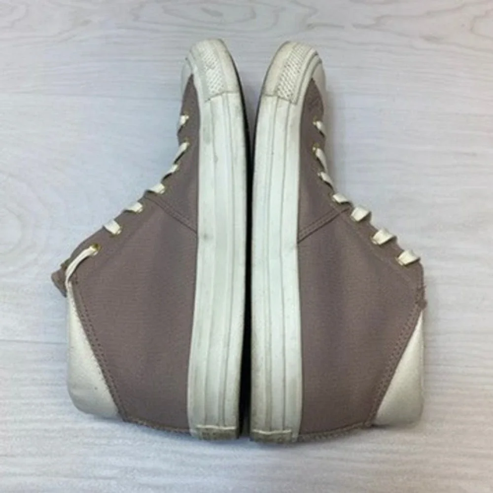 Converse Womens 10 Chuck Taylor Madison Mid Top Mauve Taupe Sneakers A10411F